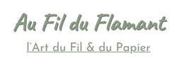 Au fil du flamant, création de carnet et objets brodés